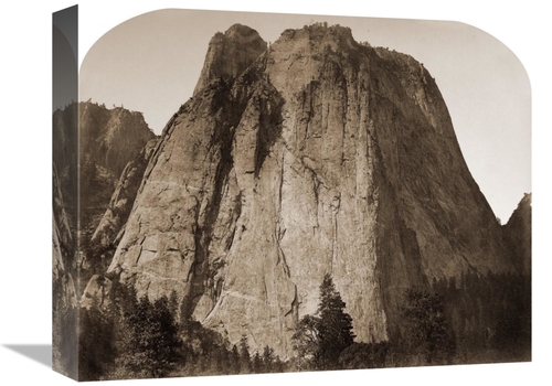 Global Gallery GCS-455370-16-142 16 in. Cathedral Rock - Yosemite,