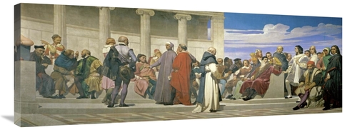 Global Gallery GCS-277386-44-142 44 in. Hemicycle De L Ecole Des Beaux