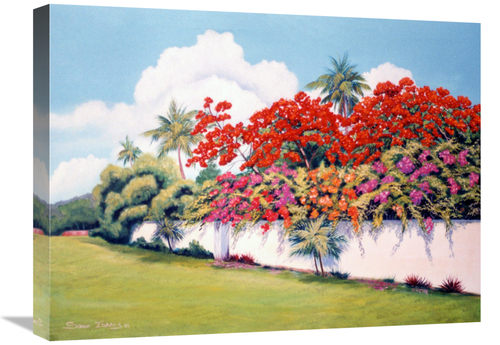 Global Gallery GCS-480444-1824-142 18 x 24 in. The Bahama Gardens Art 
