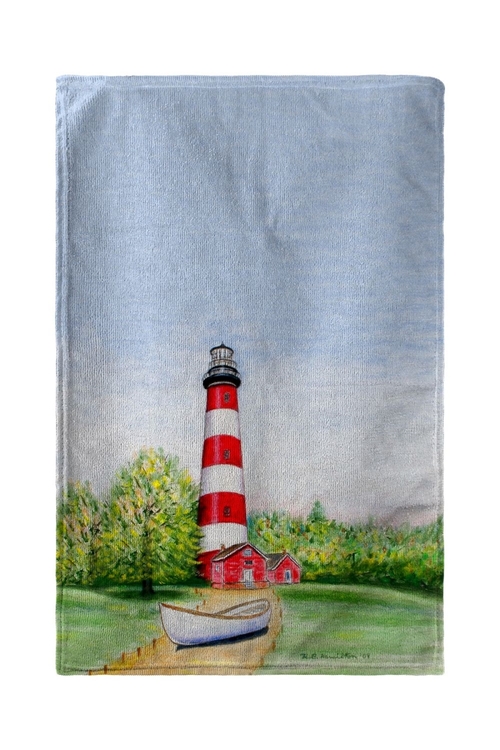 Betsy Drake BT101 Chincoteague Lighthouse, VA Beach Towel - 30 x 5