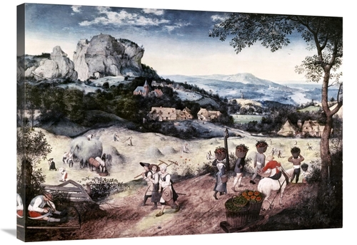 Global Gallery GCS-276920-36-142 36 in. Haymaking Art Print - Pieter B