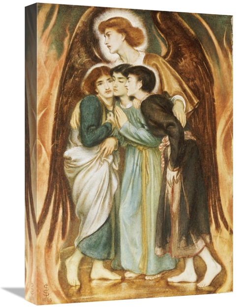 Global Gallery GCS-267321-22-142 22 in. A Protecting Angel Art Print -