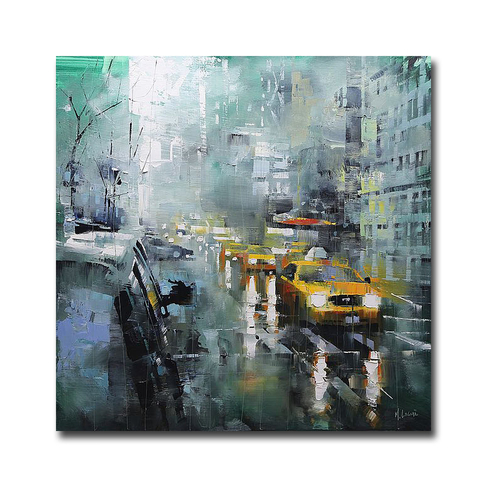 Artistic Home Gallery 1212H475IG New York Rain by Mark Lague Premium G