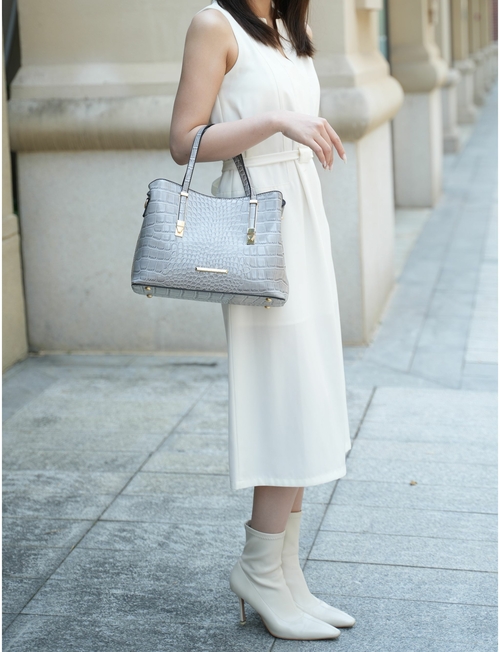 MKF CollectionAurelia Crocodile Embossed Tote Handbag by Mia K
