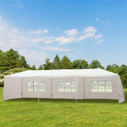 Outsunny 10'x30' Outdoor Patio Wedding Party Gazebo Tent Portable