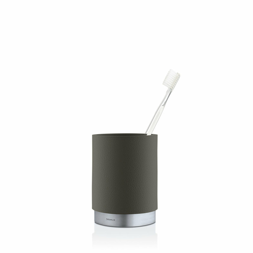 Blomus 68862 Stainless Steel Matt Ara Toothbrush Mug, Black
