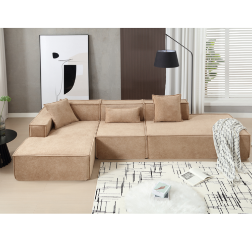 Modular combination living room sofa set, modern minimalist sofa, free