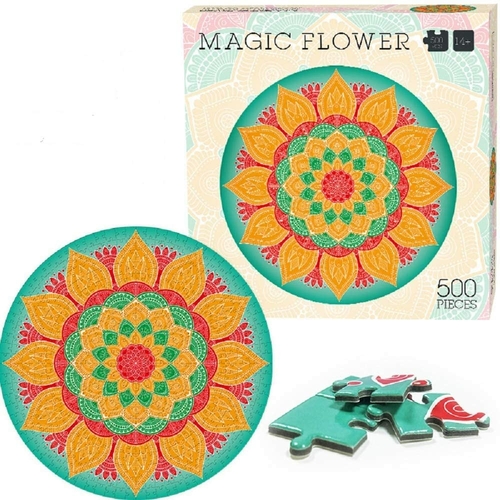 500 Pieces Magic Flower Puzzles for Adults Kids