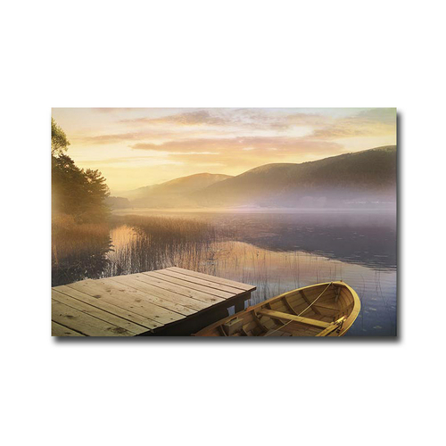 Artistic Home Gallery 2436O454EG Morning on The Lake by Yaming Hu Prem