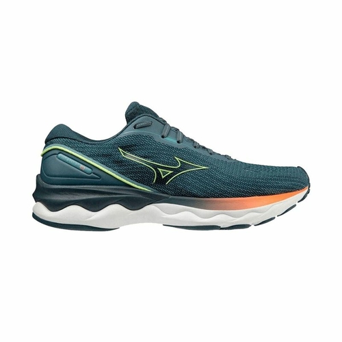 Running Shoes for Adults Mizuno Wave Skyrise 3 Green Men