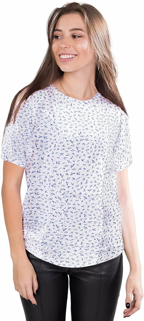 Cotton Patient T-Shirts. Pack of 84 Large Hospital T-Shirts, White