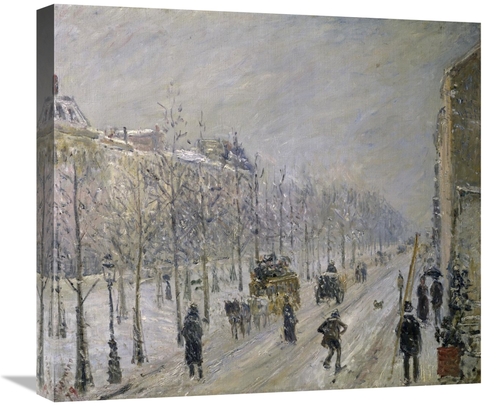 Global Gallery GCS-279436-22-142 22 in. The Effect of Snow on the Boul