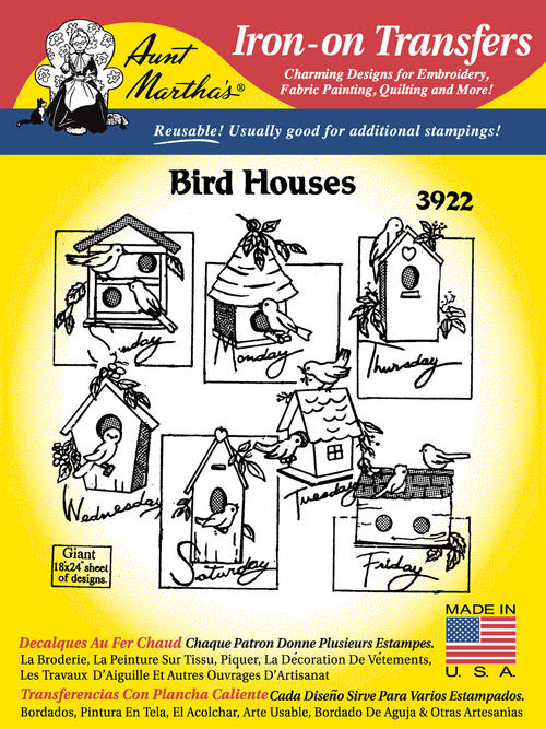 Aunt Martha's #3922 Birdhouses