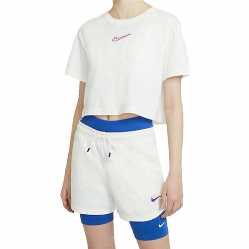 Short-sleeve Sports T-shirt Nike Sportswear  White