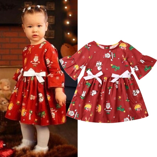 Pudcoco Autumn Christmas Toddler Kid Baby Girl