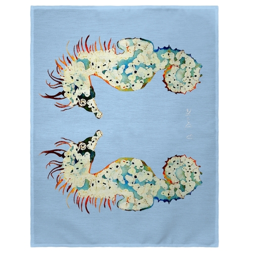 Betsy Drake PM388 14 x 18 in. Betsys Seahorse Place Mat - Set of 4