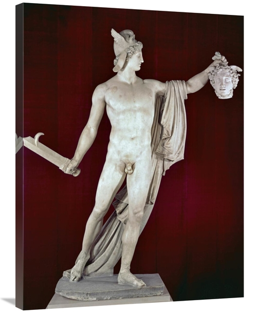 Global Gallery GCS-276961-36-142 36 in. Perseus with the Head of Medus