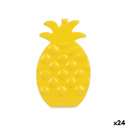 Bottle Cooler Pineapple Yellow Plastic (200 ml) (1,5 x 20 x 13 cm) (24