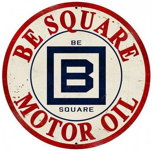 3 Inch Cloth Patch Be Square Motor Oil