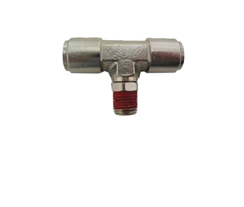 Airbagit FIT-PUSHTUBE-TEE-BRANCH-00 0. 25 x 0. 25 in. Tube To 0. 25 in