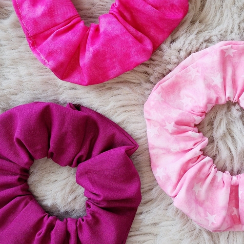 Hair Scrunchie Accessory - Pink
