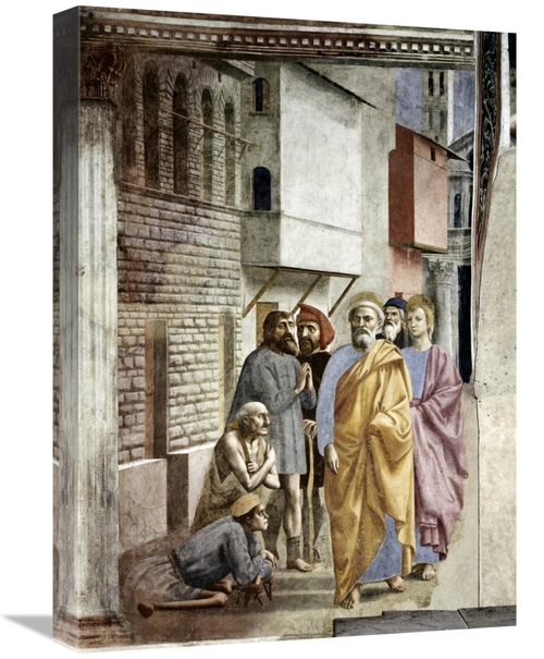 Global Gallery GCS-278415-22-142 22 in. Saint Peter Following Saint Jo