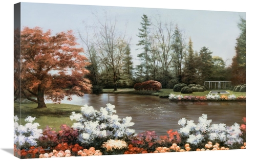 Global Gallery GCS-393962-2030-142 20 x 30 in. Lakeside VIew Art Print