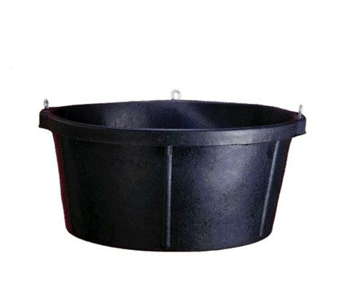 Fortex Industries Inc Cr750-3 Rubber Tub- Black 6.5 Gallon - CR750-3