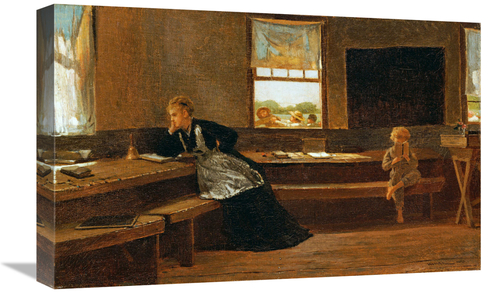 Global Gallery GCS-268132-22-142 22 in. The Noon Recess Art Print - Wi