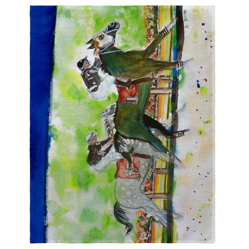 Betsy Drake PM142 14 x 18 in. Close Race Place Mat - Set of 4