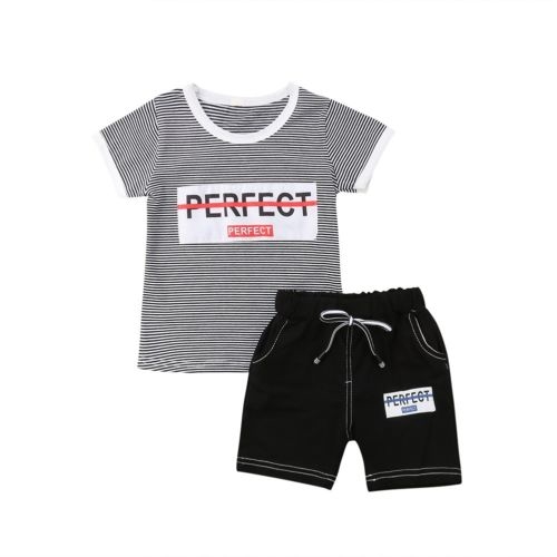 Toddler Kids Baby Boy Shirt Tops+Shorts Pants