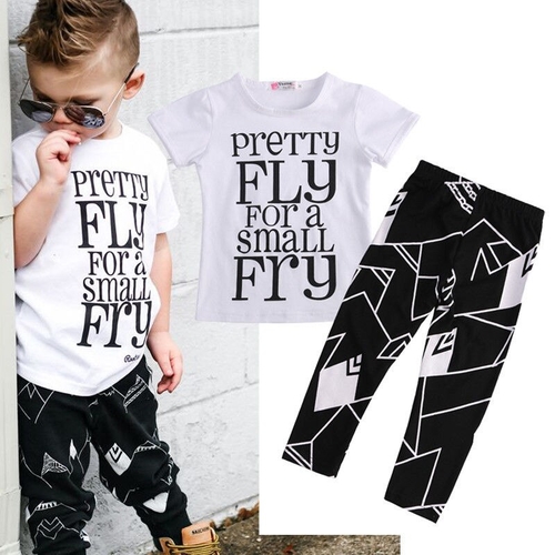 Toddler Kids Baby Boys Summer Outfits Children