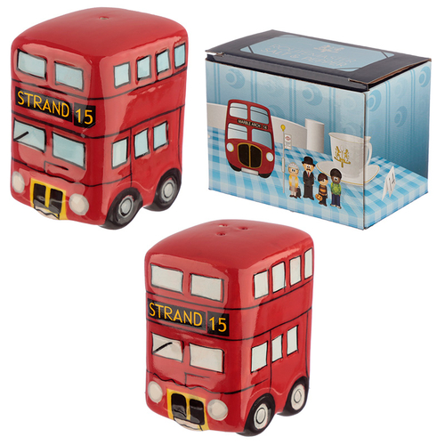 Fun Novelty Routemaster Red Bus Salt and Pepper Set