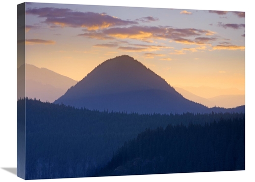 Global Gallery GCS-396864-1824-142 18 x 24 in. Mount Rainier From Sunr