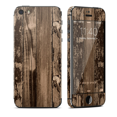 Reclaimed Woods AIP5S-WWOOD Apple iPhone 5S & SE Skin - Weathered Wood