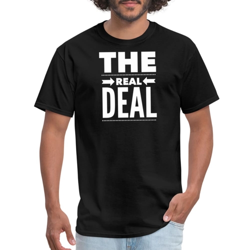 Oria Mens Unisex T-shirt - the Real Deal Tee