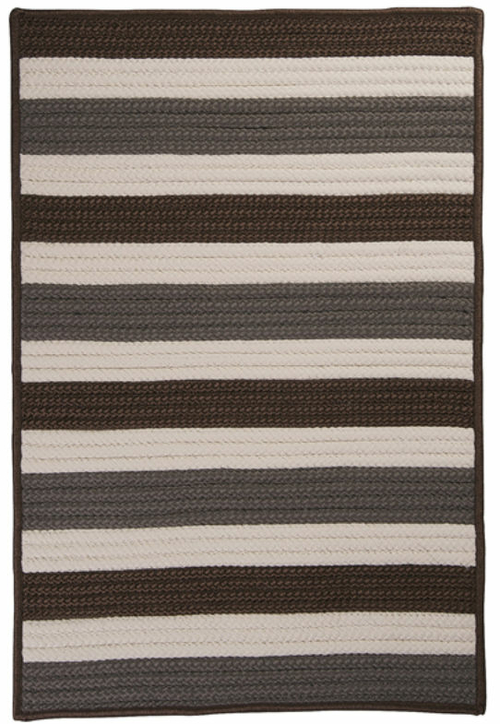 Colonial Mills Rug PO19R096X132S Portico - Stone 8 in. x 11 in. Braide