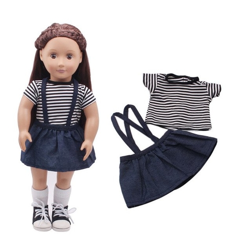 Doll Clothes Dress Outfit Clothes Set For 18''