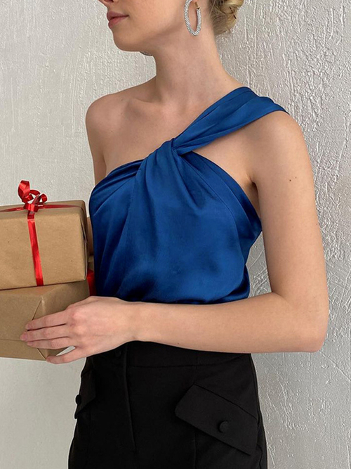 Main Fashionella one shoulder sexy tank tops image