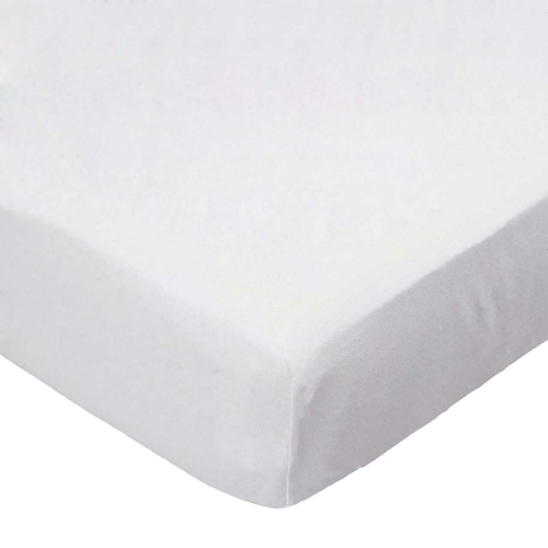 SheetWorld Fitted Youth Bed Sheet - 100% Cotton Woven - Solid Ivory