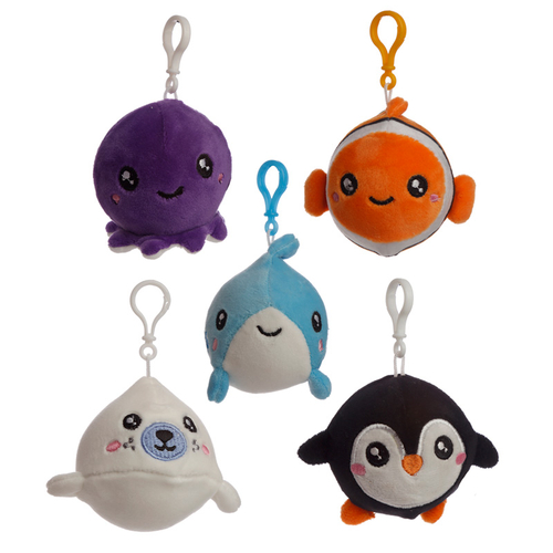 Squishy Cuddlies Cute Keyring - Sealife