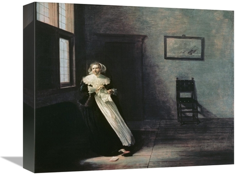 Global Gallery GCS-277833-16-142 16 in. Woman Tearing Up a Letter Art 