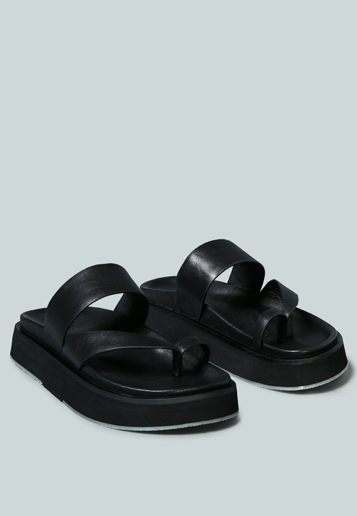 Bullock Slip-On Leather Sandal