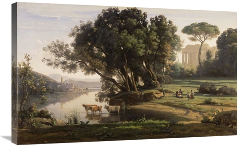 Global Gallery GCS-459965-36-142 36 in. Italian Landscape - Soleil Lev