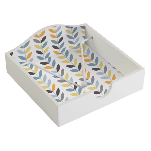 Napkin holder Versa Erin 18 x 7 x 18 cm MDF Wood