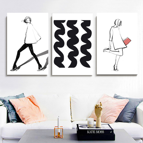 Nordic Girl Poster Print Wall Art
