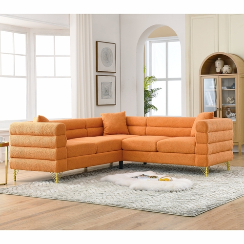 81.5-Inch Oversized Corner Sofa Covers, L-Shaped Sectional Couch,  