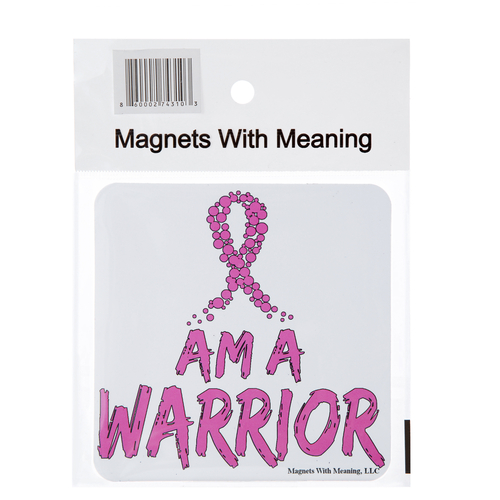 Free Shipping - I am a Warrior Refrigerator Magnet