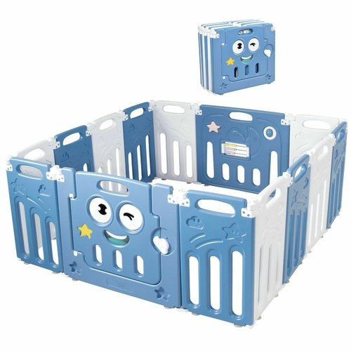 14 Panel Foldable Baby Playpen