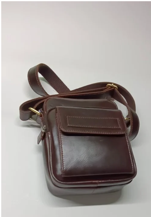 Men Leather Sling Bag